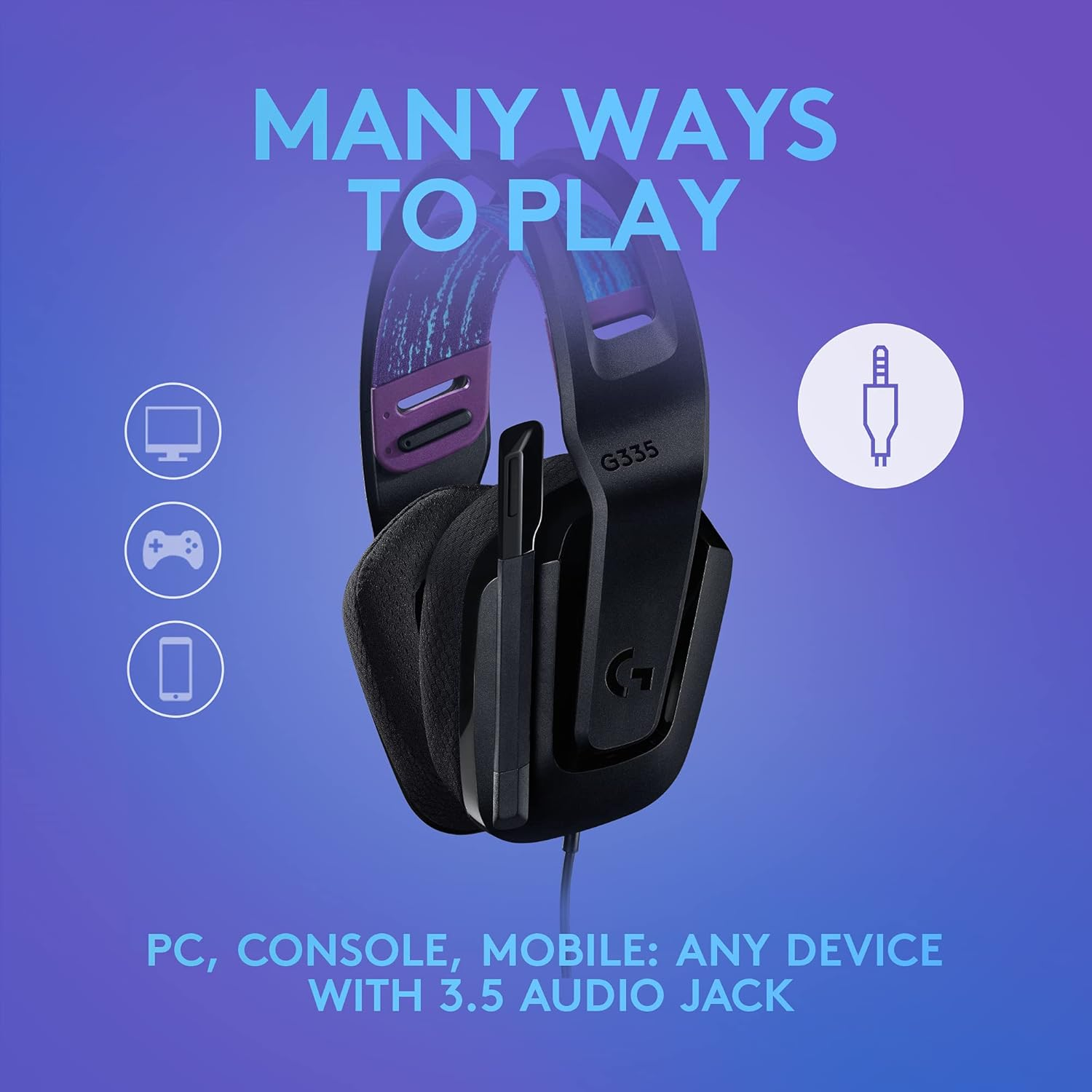 Logitech G335 Wired Gaming Headset Logitech G335 Wired Gaming Headset